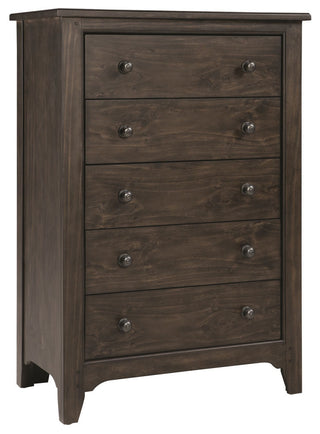 Taylor 5-Drawer Wood Chest, River Rock