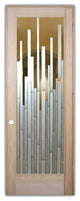 Interior Prehung Door or Interior Slab Door - Mosaics - Douglas Fir (stain...