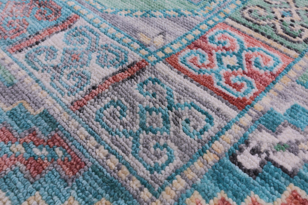 8' 3" X 9' 11" Fine Turkmen Ersari Hand Knotted Rug - Q15644