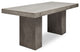 Mixx Elcor Bar Height Dining Table 47"x95", Dark Gray
