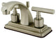Kingston Brass 4" Centerset Bathroom Faucet, Brushed Nickel