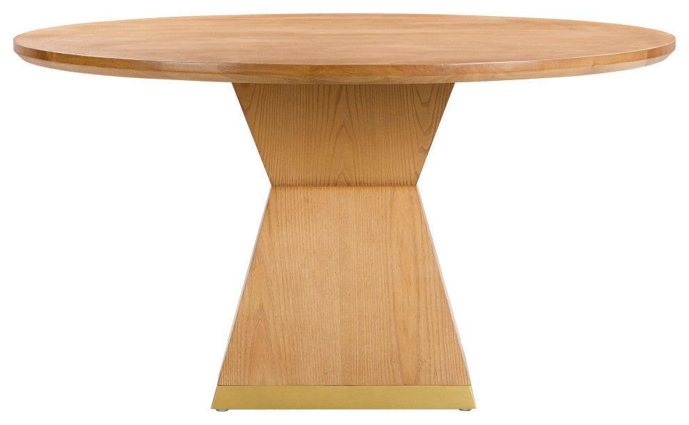 Nolan Natural Wood Round Dining Table