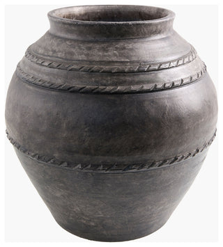 Galey Alix x Livabliss Stevi GAVI-001 Vase, Gray, 15"H x 15"W x 15"D