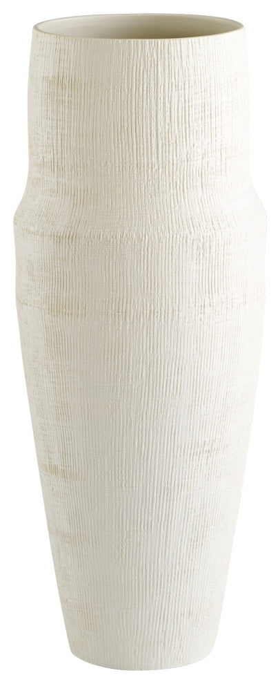 Leela Vase, White Large