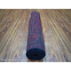 Red Afghan Khamyab Wool Tribal Design Hand Knotted Runner Rug, 2'9"x9'7"