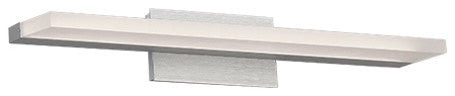 WAC Lighting Level 18"LED Bath Vanity & Wall Light in Brushed Aluminum