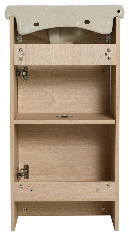TATEUS Freestanding Bathroom Vanity, Small Bathroom Vanity With Sink  18 Inch