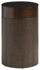 Black Diamond Round End Table