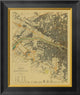 Paris, France, 1834, Tea Stained, 17"x1.5"x20"