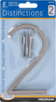 Floating House Number, Brushed Nickel, Number 2