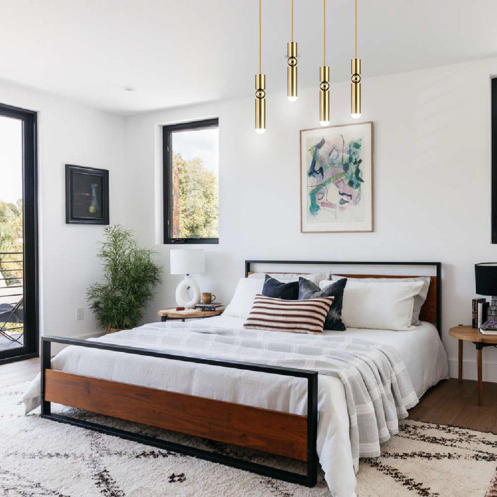 Modern Gold pendant Spotlight for Kitchen Island Lighting Acrylic Hanging Lights