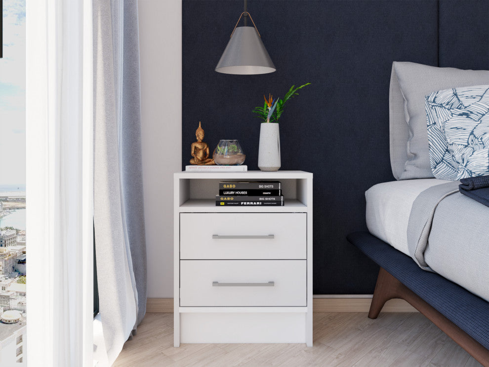 Leyva Nightstand, White