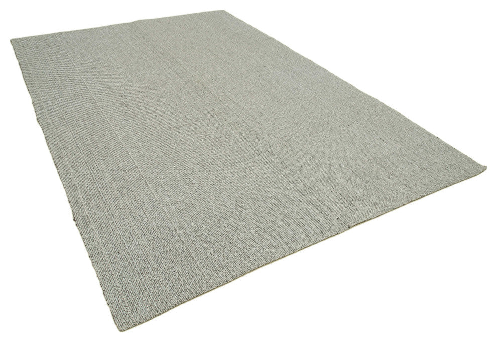 Rug N Carpet - Handmade Turkish 6' 7'' x 10' 5'' Decorative Wool Kilim Rug