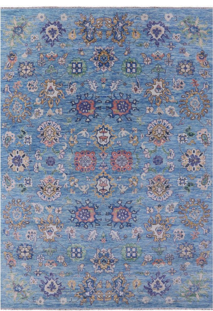 10' 0" X 14' 0" Turkish Oushak Handmade Wool Rug - Q13266