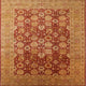 Ahgly Company Indoor Square Mid-Century Modern Area Rugs, 7' Square