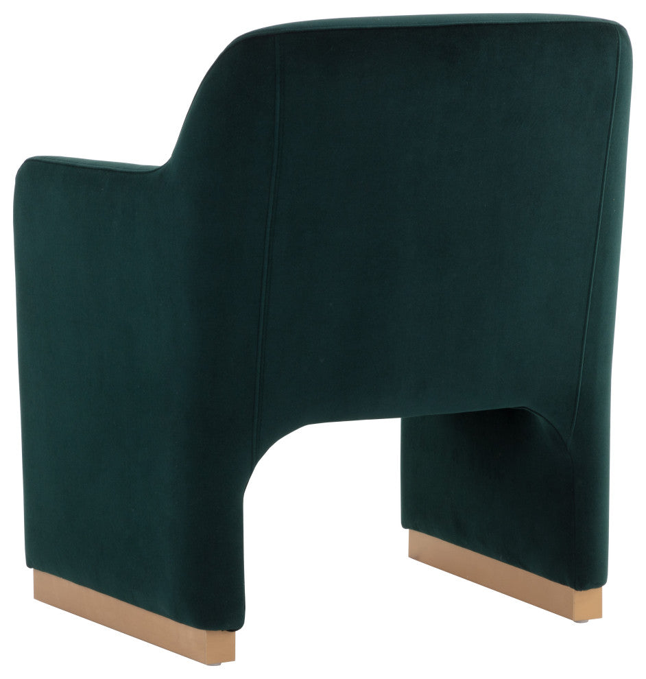 Jaime Dining Armchair Meg Dark Emerald