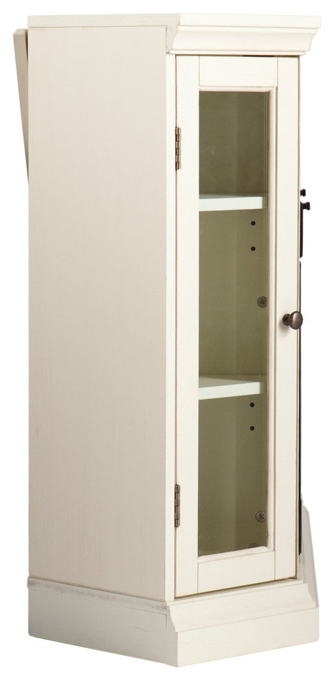 Charleston Color Changing Convertible Fireplace, Ivory