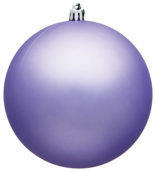 Vickerman N592586DMV 10" Lavender Matte Ball Ornament