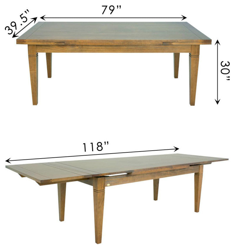 Manhattan Dining Table With Extension