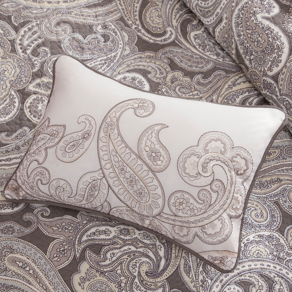 Madison Park Printed Coverlet Set, Full/Queen