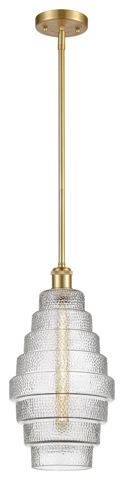 Innovations 516-1S-SG-G672-8-LED 1-Light Mini Pendant, Satin Gold