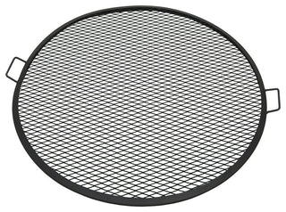 Sunnydaze X Marks Outdoor Fire Pit Cooking Grill Grate, 37" Diameter
