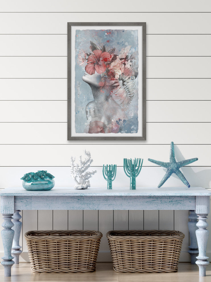 "Beauty Never Fades" Framed Painting Print, 24x36