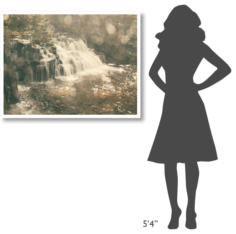 "Mosquito Falls II" Digital Paper Print by Laura Marshall, 42"x32"