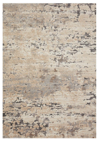 Theory THY-08 Taupe / Grey 2'-7" x 4' Area Rug