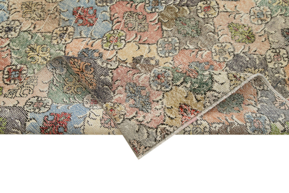 Rug N Carpet - Hand-knotted Turkish 5' 10'' x 10' 8'' Wool Vintage Rug