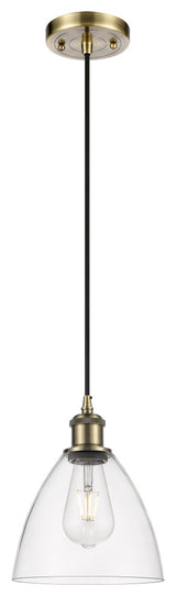 Innovations 516-1P-AB-GBD-752-LED 1 Light Mini Pendant, Antique Brass