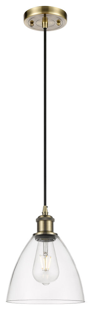 Innovations 516-1P-AB-GBD-752-LED 1 Light Mini Pendant, Antique Brass