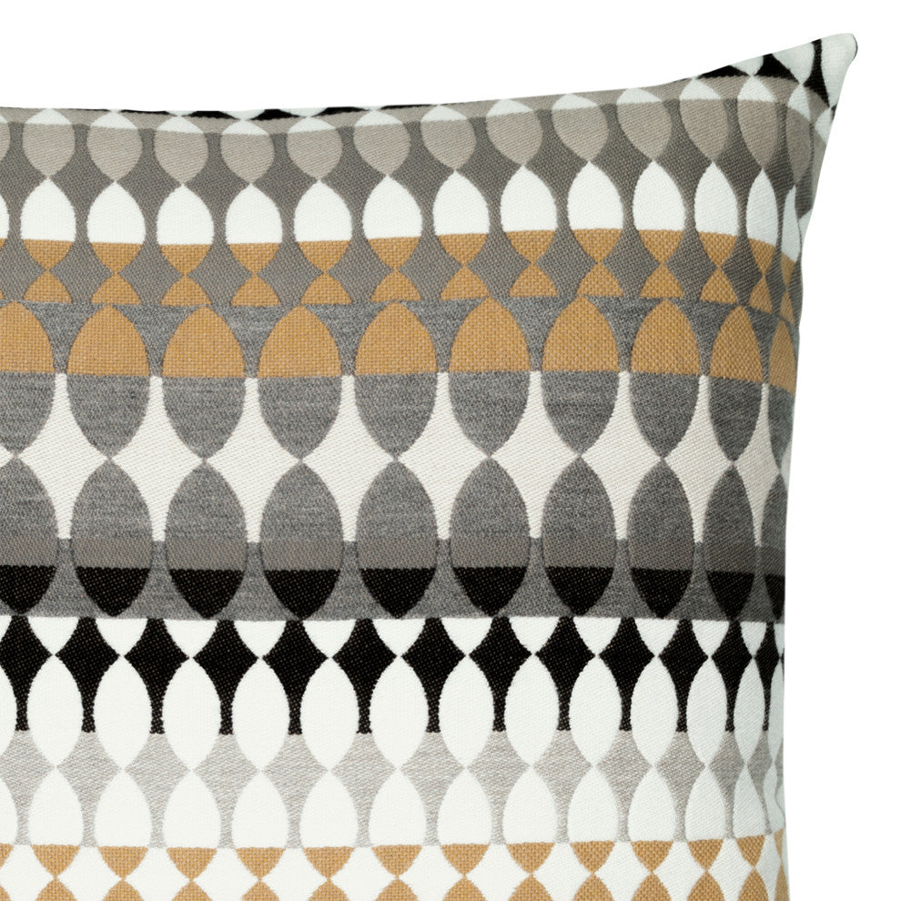 Modern Oval Dune Indoor/Outdoor Performance Pillow, 20"x20"