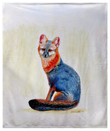 Betsy Drake Gray Fox Throw