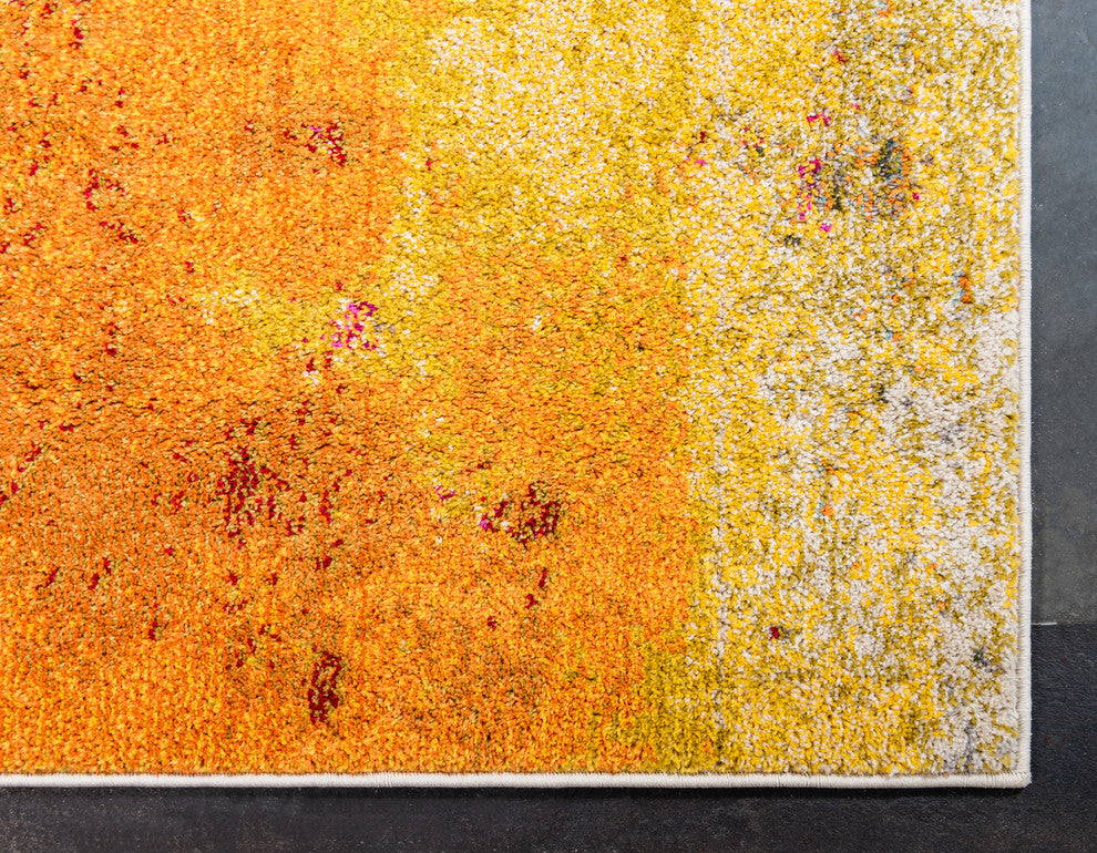 Rug Unique Loom Estrella Yellow Rectangular 3' 3 x 5' 3
