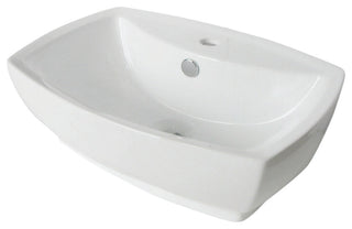 Fauceture Vessel Sink, White