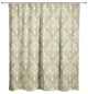 Gold Damask Pattern 71x74 Shower Curtain