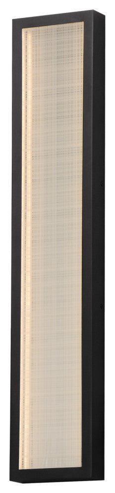 ET2 E30223-99 Highlander 6"W LED Vanity Light - 3000K - Black