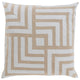 Surya Metallic Stamped MS-004 18" x 18" Pillow Cover