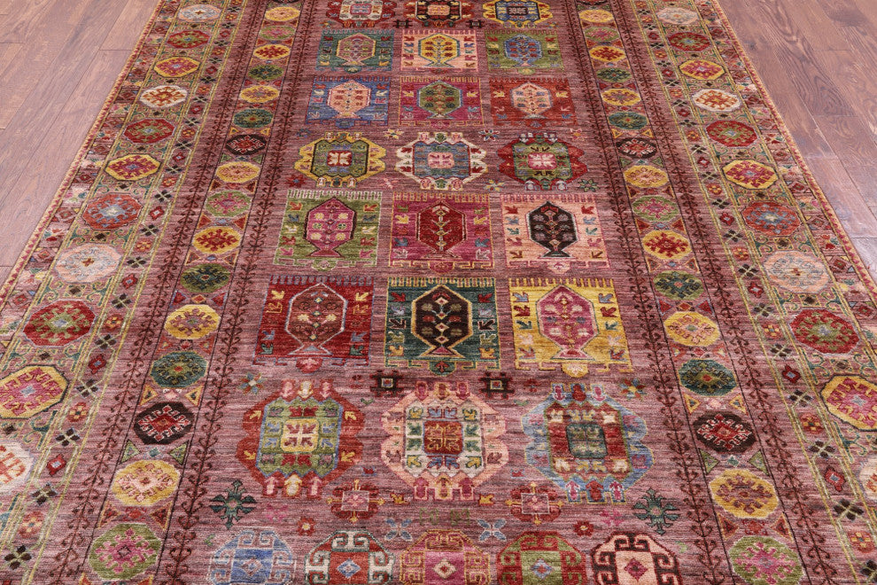 6' 9" X 10' 0" Handmade Persian Wool Rug - Q12496