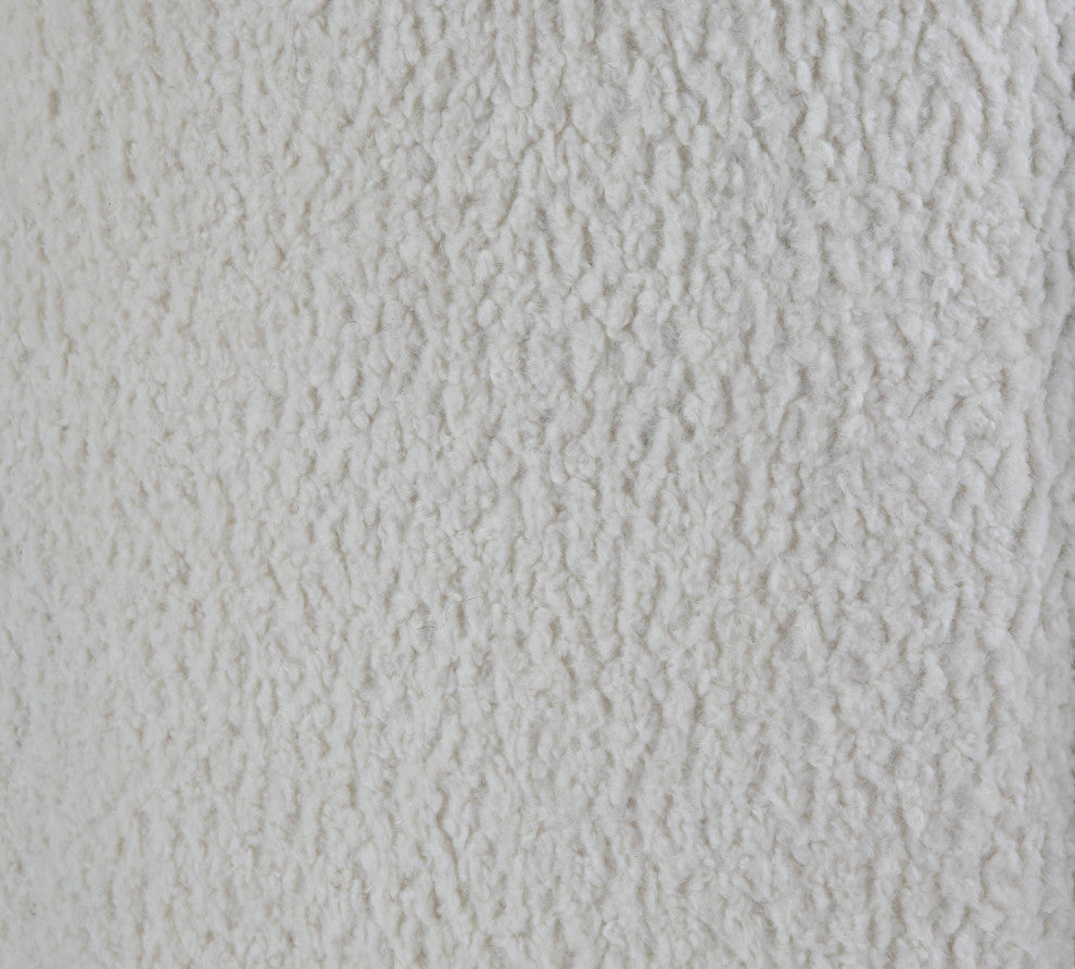 Osmash Sofa, White Teddy Sherpa