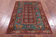 3' 3" X 4' 11" Antiqued Pazyryk Historical Design Hand-Knotted Rug Q10861