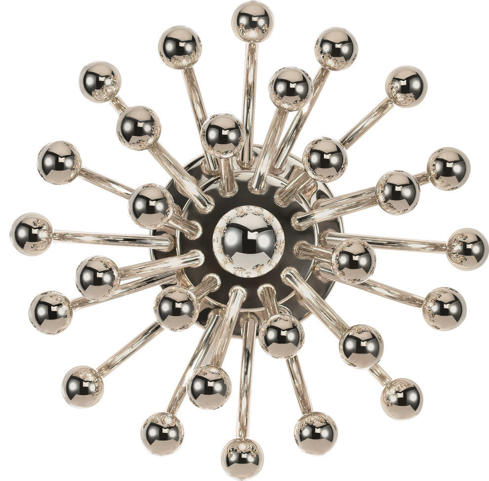 Anemone Flushmount, Polished Nickel