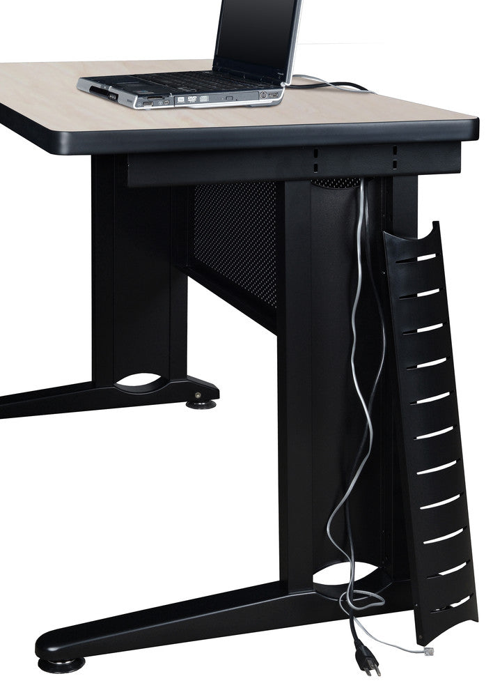 Fusion 72"X30" Single Pedestal Desk, Maple