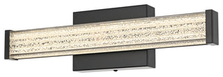 Home Living 16" Led Wall Sconce, Black