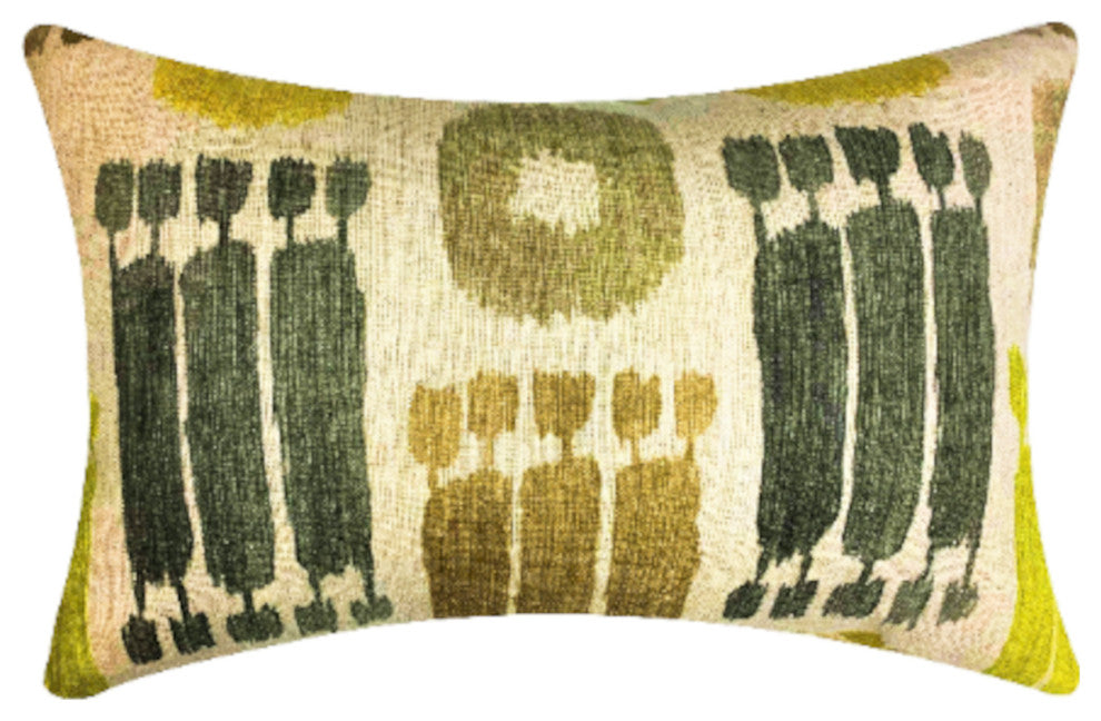 Spirit Walkers Lumbar Pillow, Down Insert
