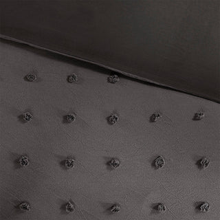 Urban Habitat Brooklyn Pom-Pom 7-Piece Comforter Set, Grey
