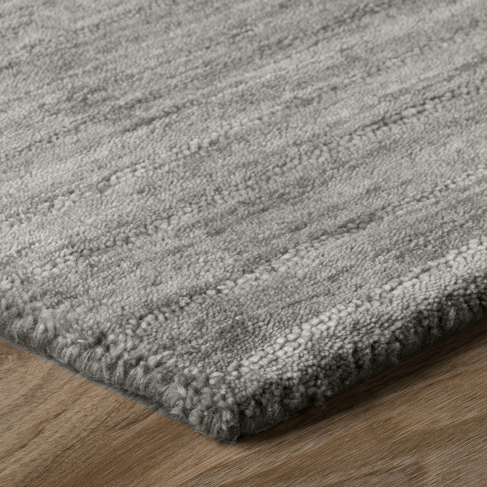 Rafia RF100 Charcoal 8' x 8' Round Rug