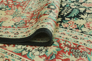 Pak-Persian Courtena Black/Red Rug, 8'0x10'1