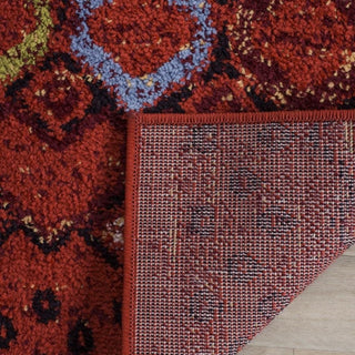 Safavieh Amsterdam Ams108D Rug, Terracotta/Multi, 4'0"x6'0"